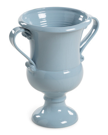 19.75in Ceramic Dual Handles Urn Planter | Marshalls