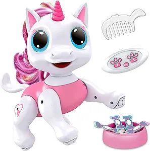 Amazon.com: Power Your Fun Robo Pets Unicorn Toy for Girls and Boys - Remote Control Robot Toy wi... | Amazon (US)