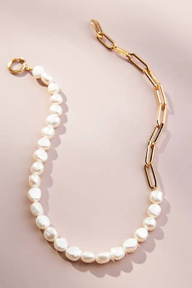Pearl Chain Necklace | Anthropologie (US)