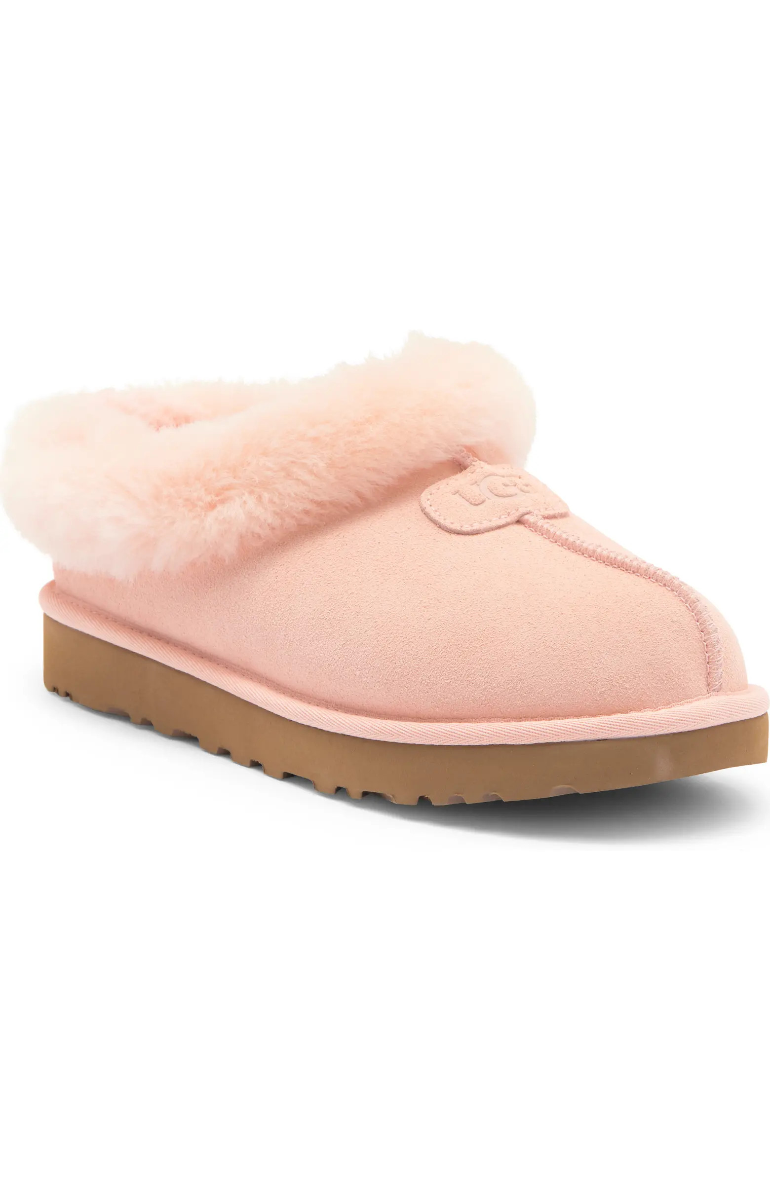 UGG® Tazzette Genuine Shearling Collar Slipper (Women) | Nordstrom | Nordstrom