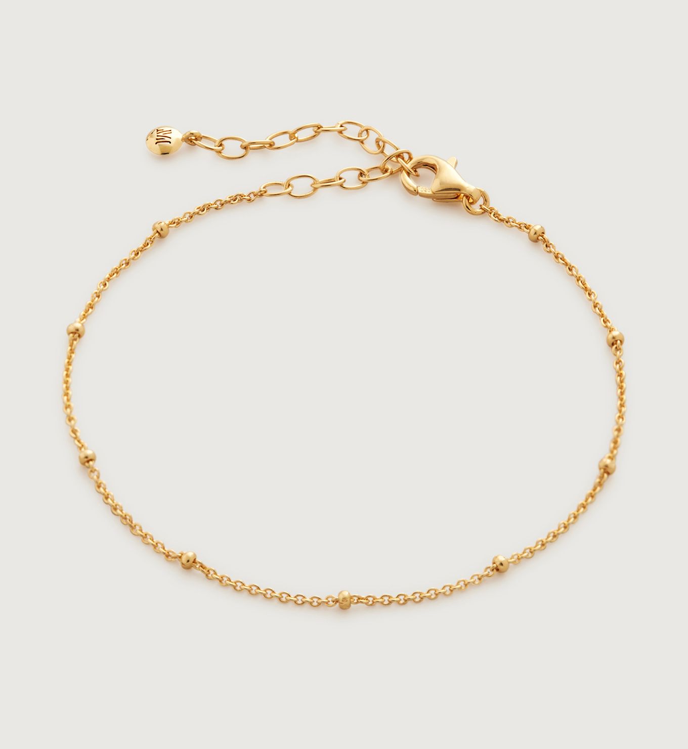 Fine Beaded Chain Bracelet | Monica Vinader (US)