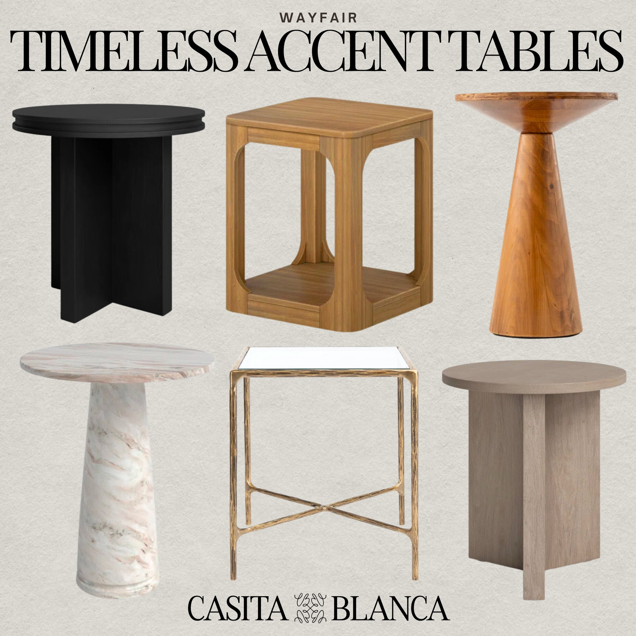 Timeless Accent Tables

Amazon, Rug, Home, Console, Amazon Home, Amazon Find, Look for Less, Living Room, Bedroom, Dining, Kitchen, Modern, Restoration Hardware, Arhaus, Pottery Barn, Target, Style, Home Decor, Summer, Fall, New Arrivals, CB2, Anthropologie, Urban Outfitters, Inspo, Inspired, West Elm, Console, Coffee Table, Chair, Pendant, Light, Light fixture, Chandelier, Outdoor, Patio, Porch, Designer, Lookalike, Art, Rattan, Cane, Woven, Mirror, Luxury, Faux Plant, Tree, Frame, Nightstand, Throw, Shelving, Cabinet, End, Ottoman, Table, Moss, Bowl, Candle, Curtains, Drapes, Window, King, Queen, Dining Table, Barstools, Counter Stools, Charcuterie Board, Serving, Rustic, Bedding, Hosting, Vanity, Powder Bath, Lamp, Set, Bench, Ottoman, Faucet, Sofa, Sectional, Crate and Barrel, Neutral, Monochrome, Abstract, Print, Marble, Burl, Oak, Brass, Linen, Upholstered, Slipcover, Olive, Sale, Fluted, Velvet, Credenza, Sideboard, Buffet, Budget Friendly, Affordable, Texture, Vase, Boucle, Stool, Office, Canopy, Frame, Minimalist, MCM, Bedding, Duvet, Looks for Less

#LTKStyleTip #LTKHome #LTKSeasonal