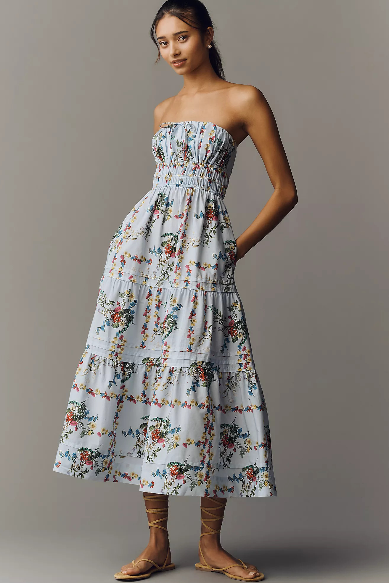 The Somerset Strapless Maxi Dress | Anthropologie (US)