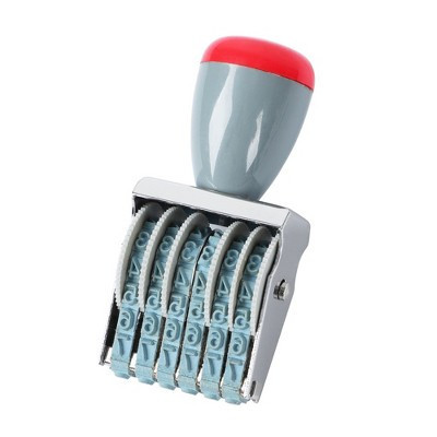 Unique Bargains Multi-Function DIY Rotating 6 Digits Number Stamp 1 Pc | Target
