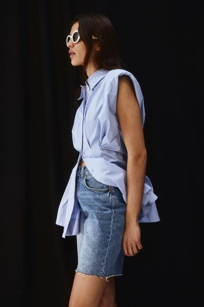 Denim Bermuda Shorts | H&M (US + CA)