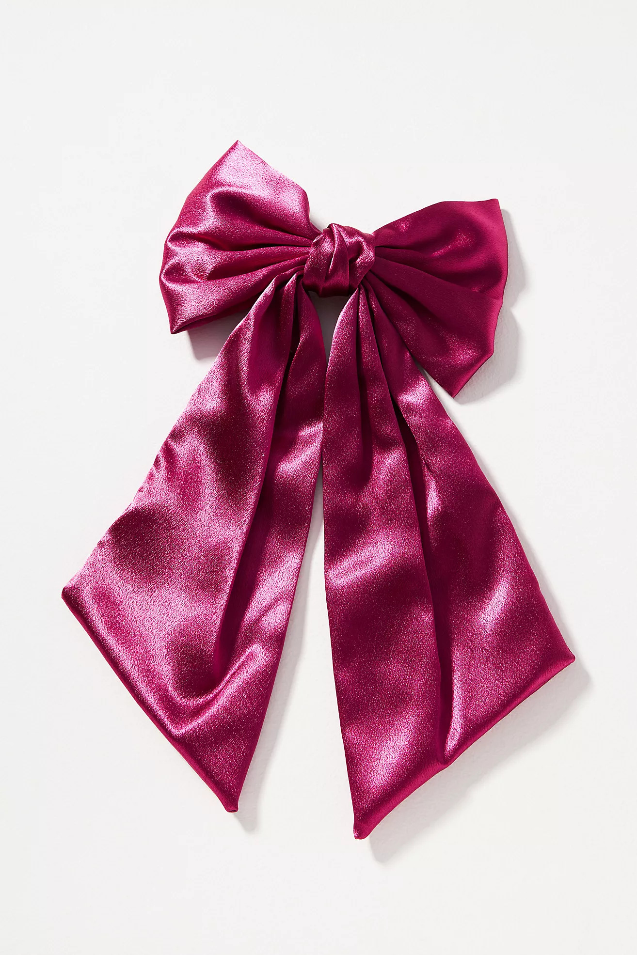 Satin Bow Hair Barrette | Anthropologie (US)