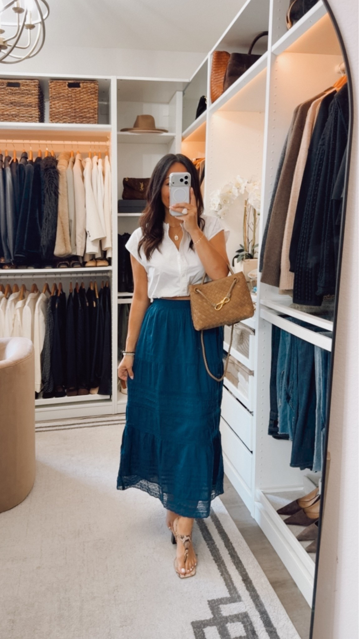 Summer skirt! love this color♥️ wearing an xs
Currently 50% off⭐️

#LTKootd #LTKSaleAlert