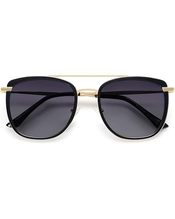 SOJOS Retro Aviator Square Polarized Sunglasses For Women Men,Vintage Women's Sun Glasses Shades ... | Amazon (US)