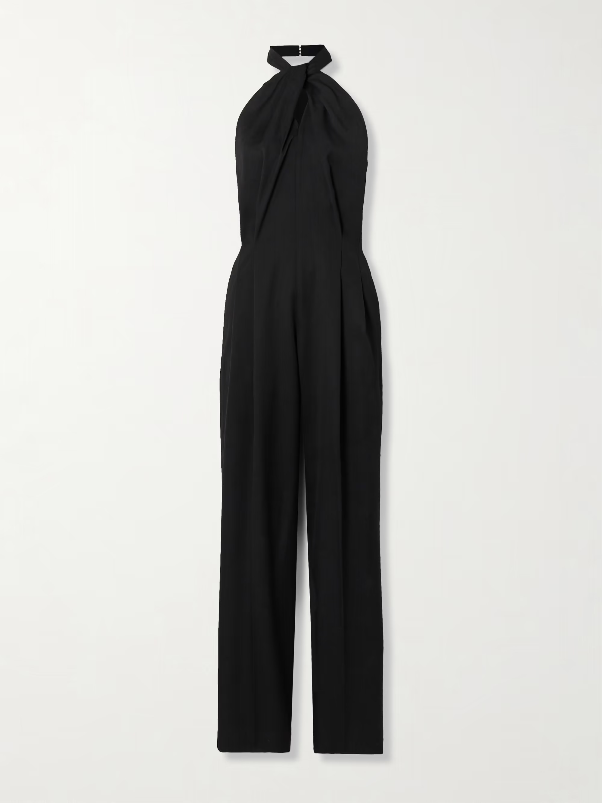 Journey cutout wool-gabardine halterneck jumpsuit | NET-A-PORTER (UK & EU)