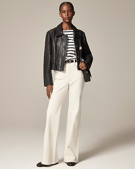 Classic mariner cloth boatneck T-shirt in stripe | J. Crew US