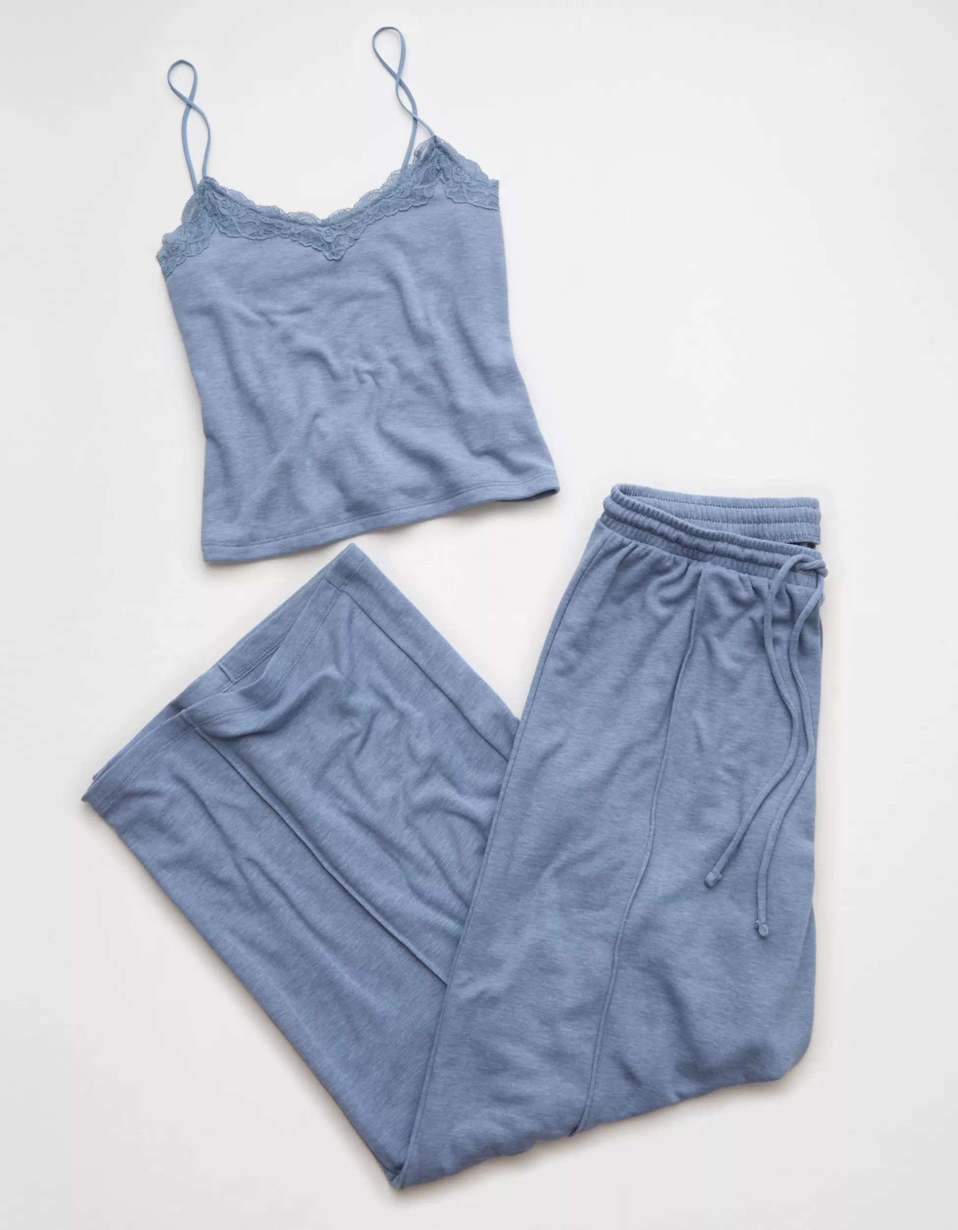 AE Lace Trim Lounge Set | American Eagle Outfitters (US & CA)