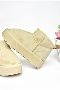 Fox Shoes Stiefelette - Beige - Flacher Absatz | Trendyol DE