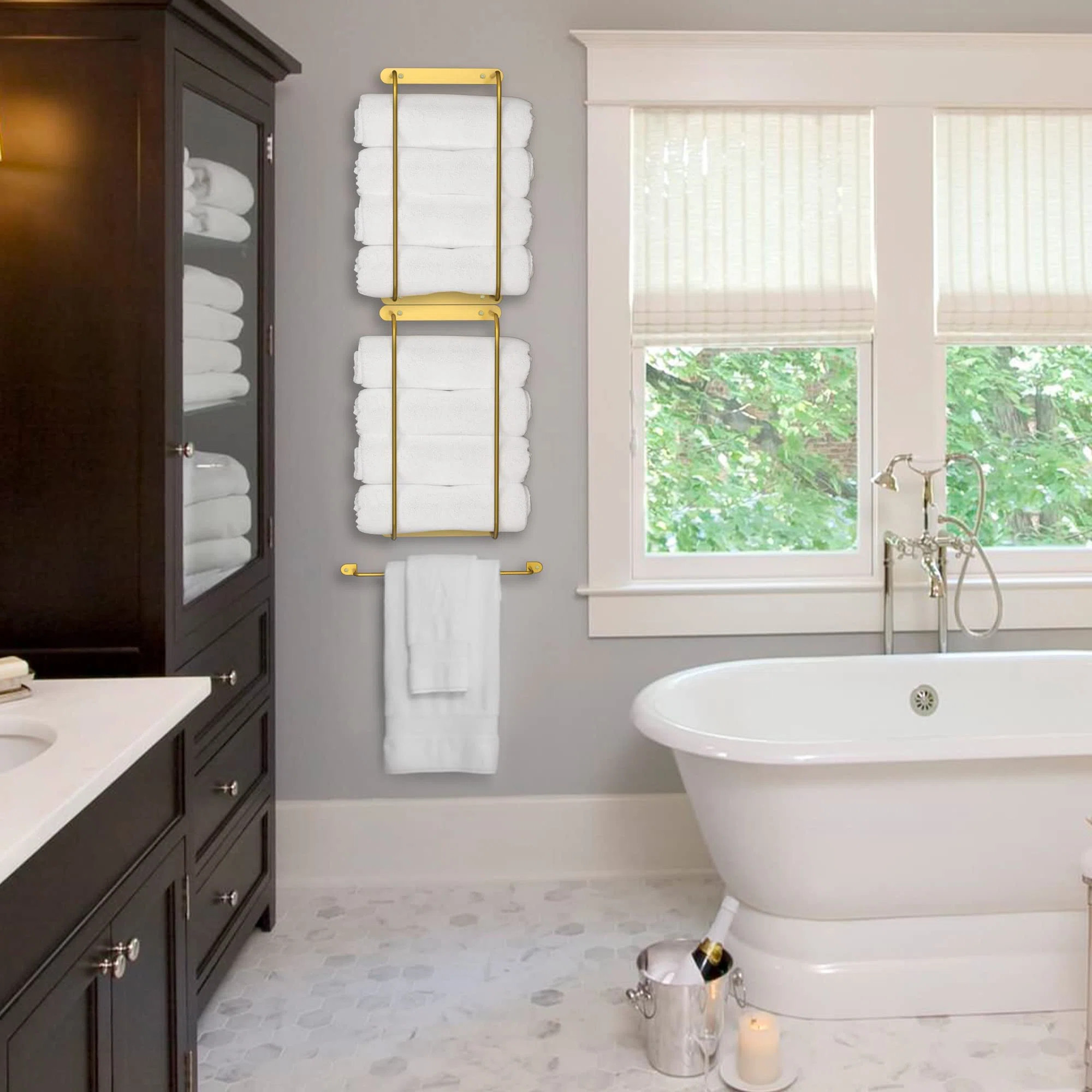 2 Wall Towel Rack (Set of 2) C124-1 | Wayfair North America