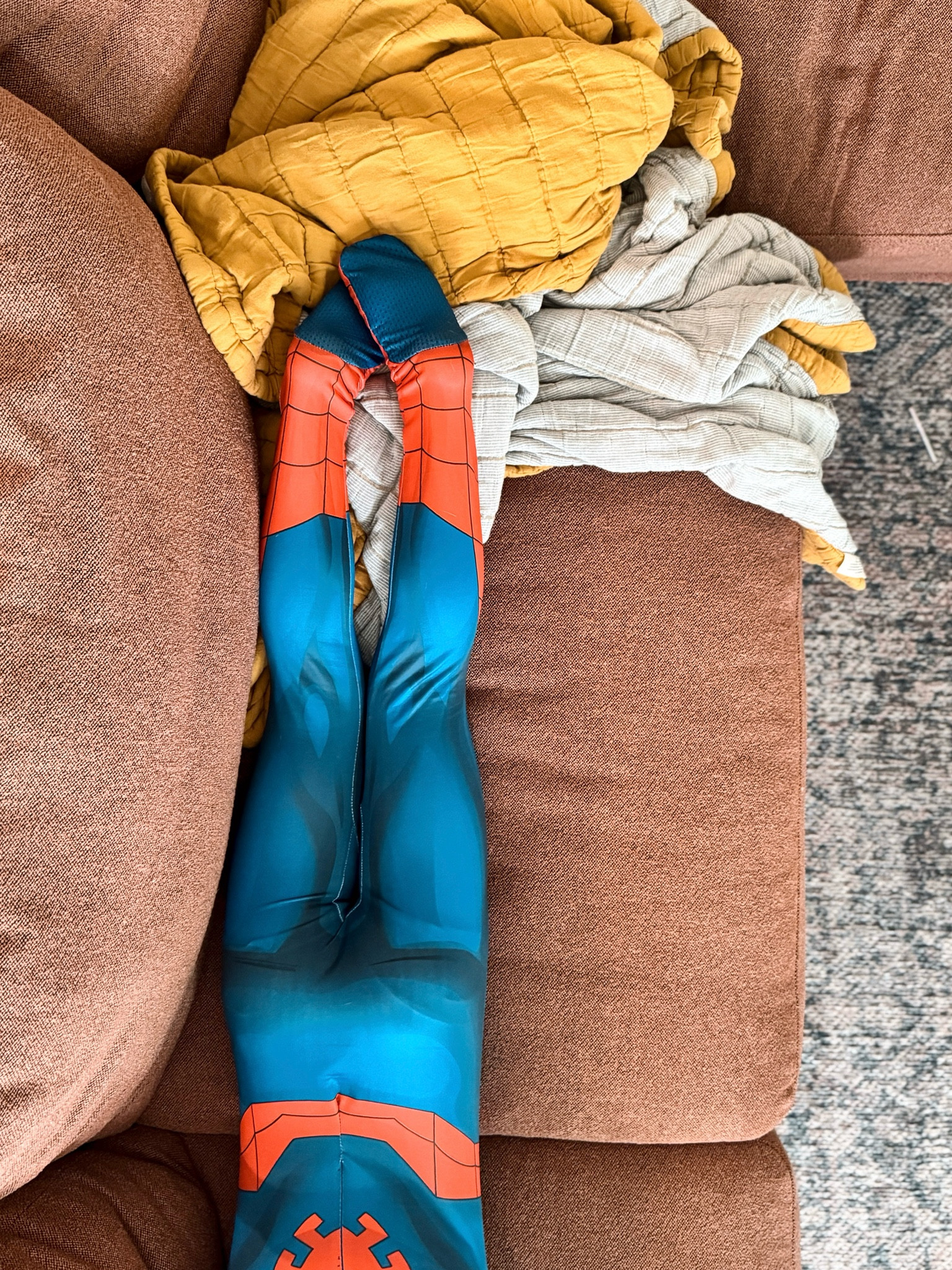 Even Spider-Man needs his downtime. Not tagged below, but couch is from Article. 🛋️

#LTKFamily #LTKHome