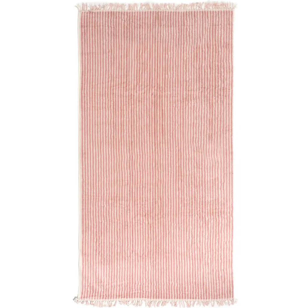 BUSINESS AND PLEASURE CO The Beach Towel in Laurens Pink Stripe at Nordstrom | Nordstrom