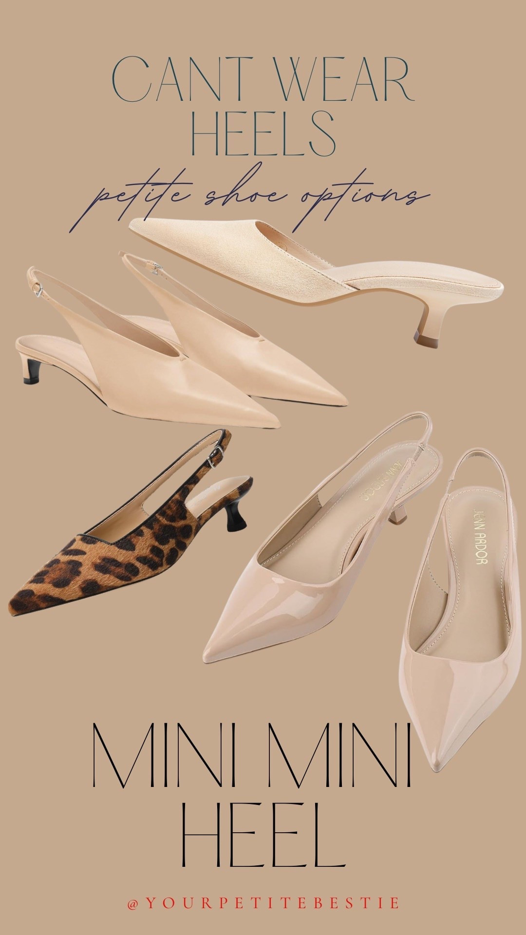 Can’t wear heels.. whats the best shoes for petites? Mini mini heel option! 

#LTKSaleAlert #LTKootd #LTKPetite