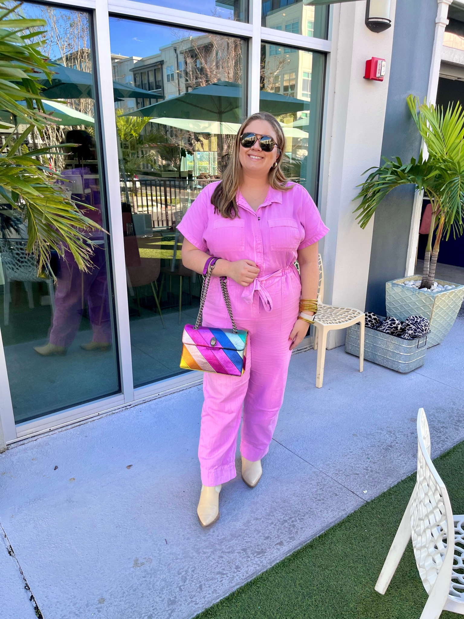 Spring // target // target finds // jumpsuit // denim// denim jumpsuit // lavender// pink // pink jumpsuit // birthday // birthday outfit // preppy // girly // kurtgeiger // cowboy boots // spring outfit // bachelorette 

#LTKSeasonal #LTKitbag #LTKunder50