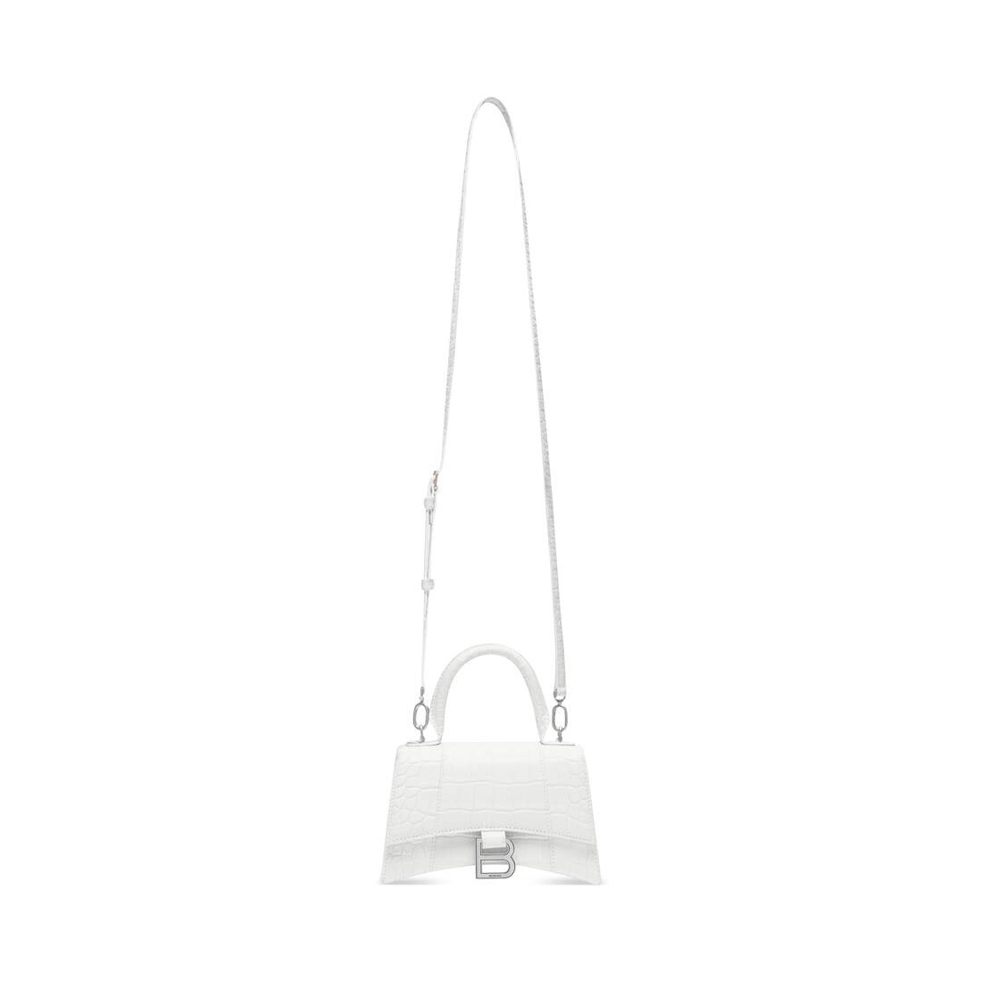 hourglass xs handbag crocodile embossed | Balenciaga