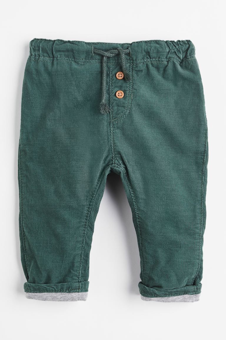 Fully Lined Corduroy Pants | H&M (US + CA)