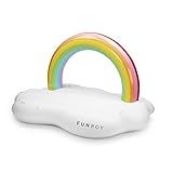 FUNBOY Giant Inflatable Rainbow Cloud Daybed Pool Float | Amazon (US)