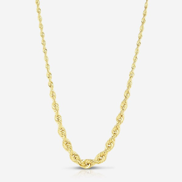 Graduated Rope Chain Necklace | Ring Concierge