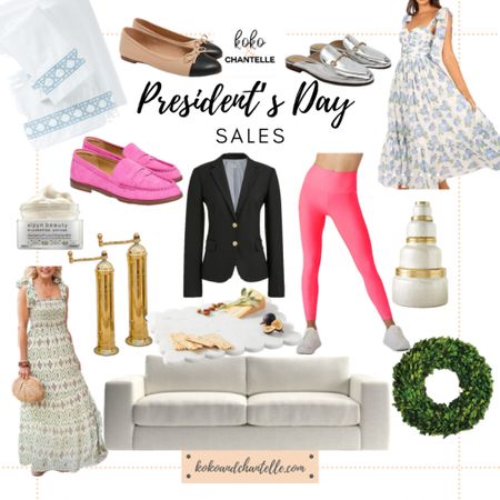 President’s Day Dales
Lands end sheets
Petal and pup dress
Ali leggings
Crate and barrel couch
Cove home salt and pepper grinders
Preserved boxwood wreath
AVARA dress
Jcrew factory blazer and loafers
Chanel inspired flats

#LTKhome #LTKshoecrush #LTKbeauty