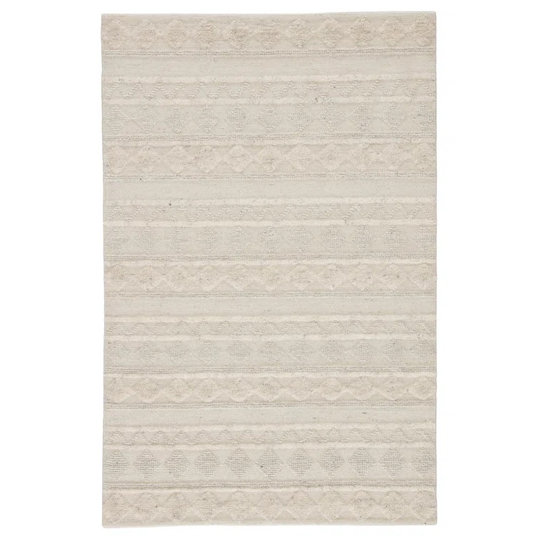 Alyssa Handmade Flatweave Ivory Rug | Wayfair North America