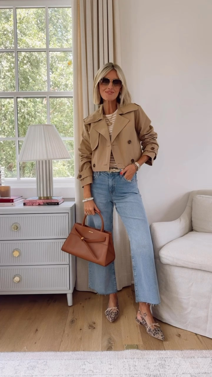 Loving these light layers for the beginning of fall 💕 wearing XS/26.

Loverly Grey, Abercrombie, pre-fall outfit ideas, fall fashion, wide leg denim, wide leg jeans, cropped trench coat 

#LTKFindsUnder100 #LTKStyleTip #LTKSeasonal