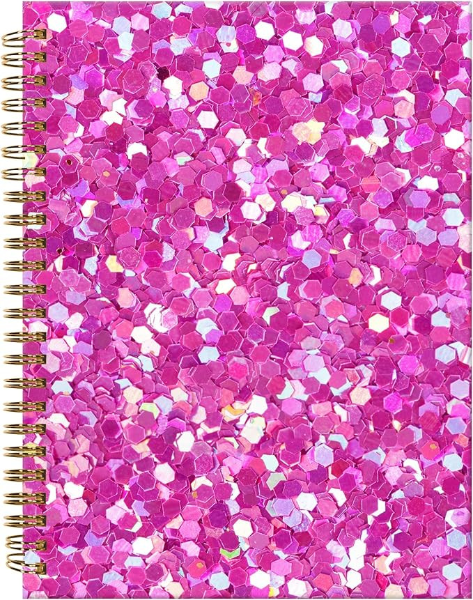 Spiral Journal Notebook,A5 Hardcover Lined Journals for Women Girl 6 x 8.3 in,120 Pages Thick Pap... | Amazon (US)