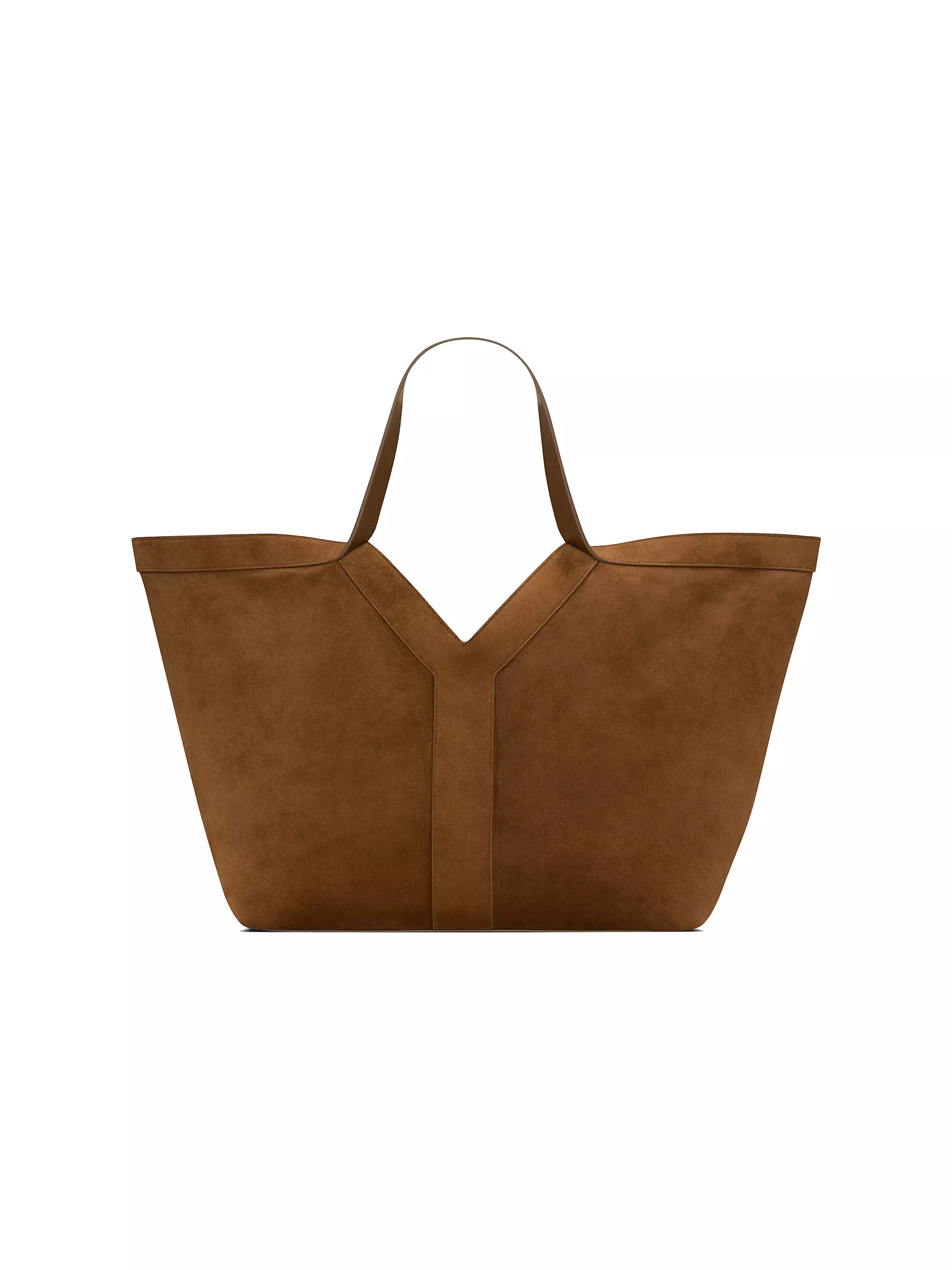 Saint Laurent Y Tote Shoulder Bag in Suede | Saks Fifth Avenue | Saks Fifth Avenue