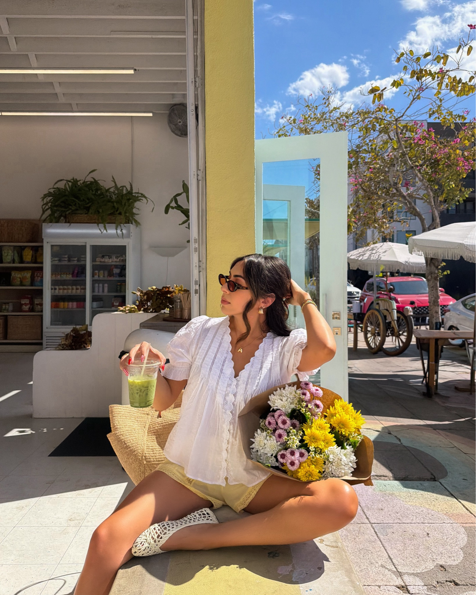 summer coffee dates 💐
—

#LTKdayinmylife #LTKgrwm #LTKootd