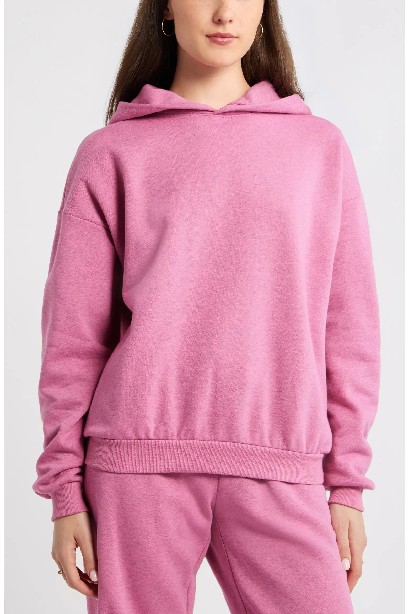 Relaxed Fleece Hoodie (Women) | Nordstrom | Nordstrom