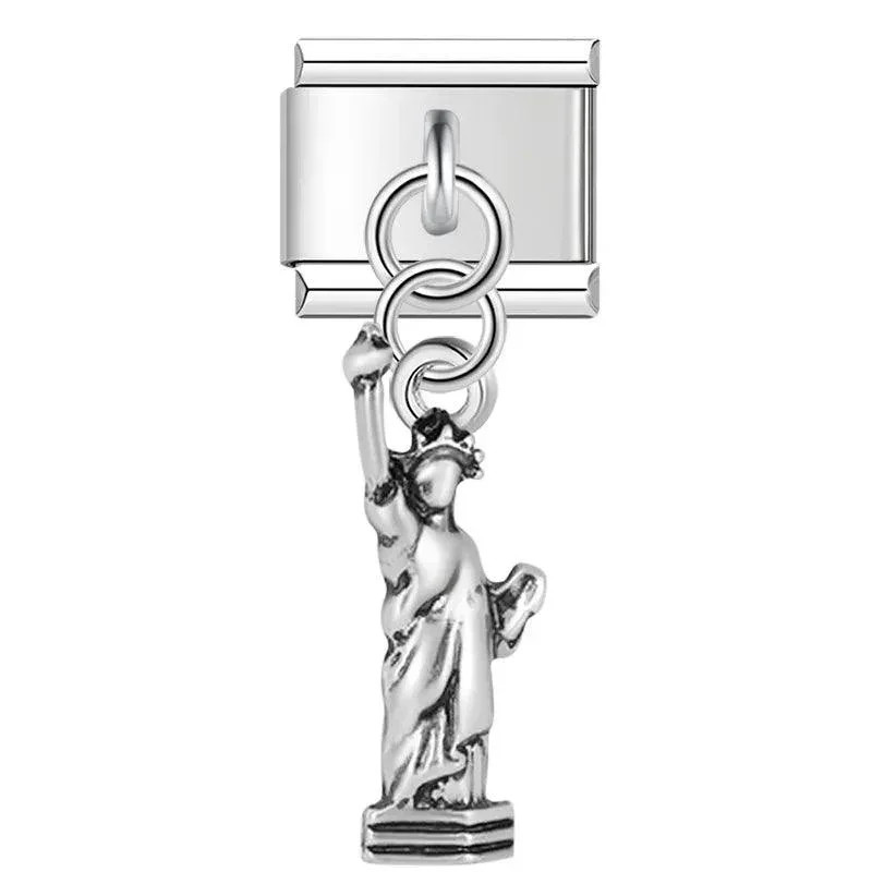 Statue of Liberty, on Silver | Charms Official