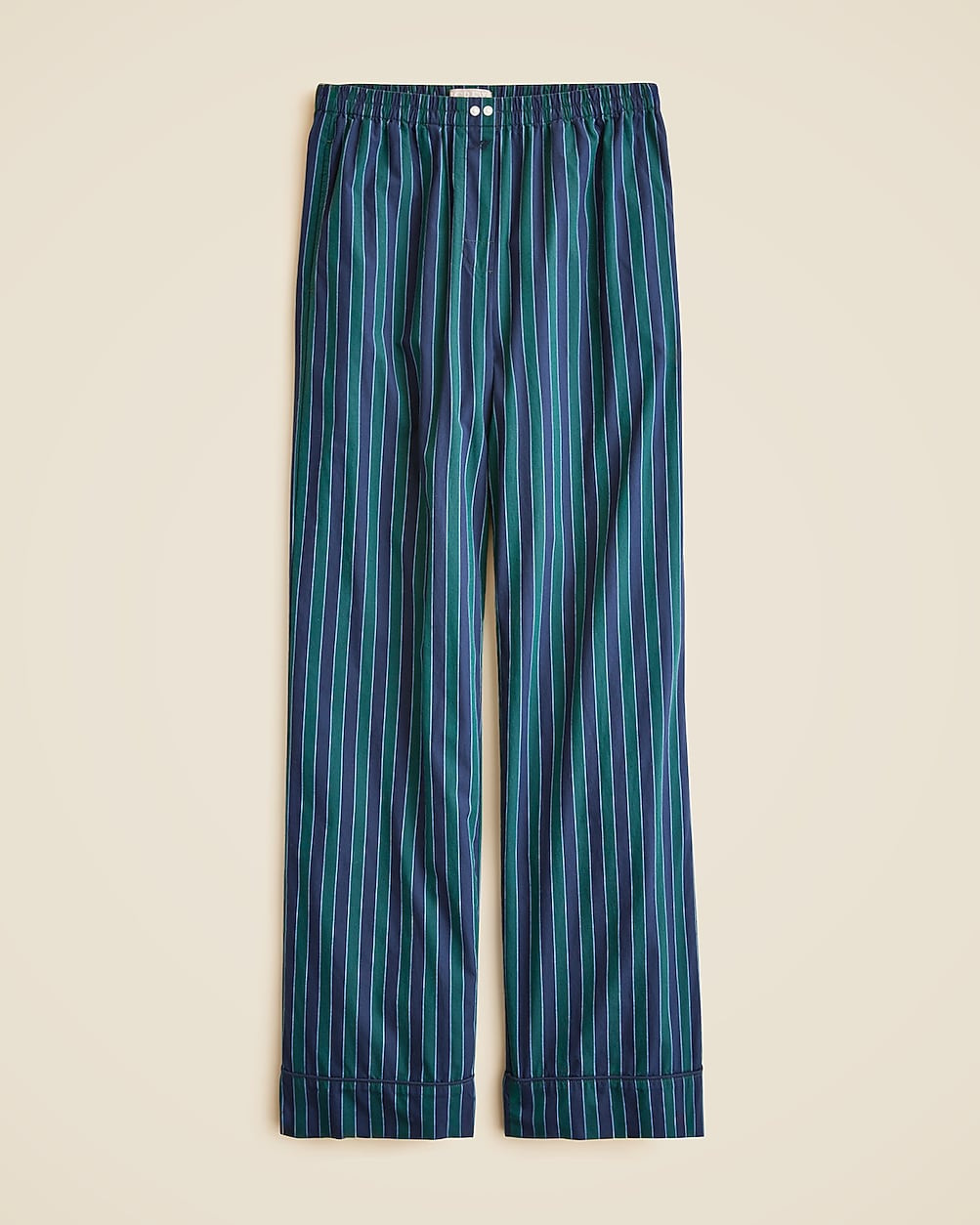 Cotton poplin pajama pant in peppermint stripe | J. Crew US