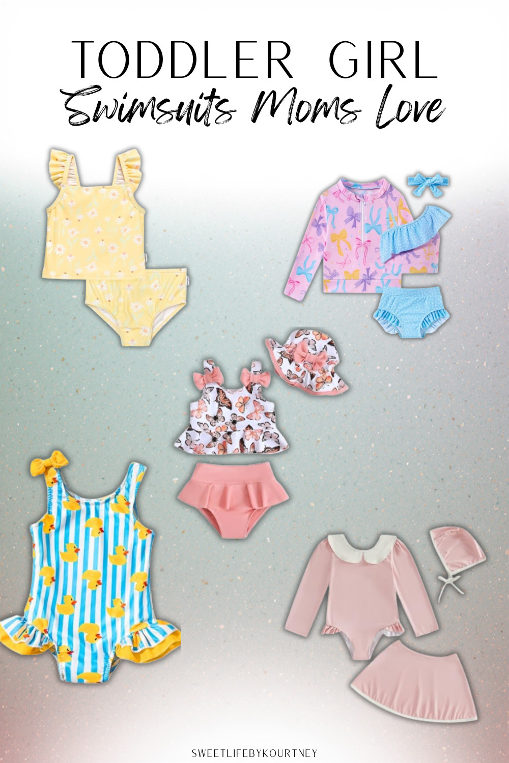 Toddler girl swimsuits moms love for pool days, beach trips, and summer vacation ☀️ Cute, colorful, and easy for warm-weather fun. #LTKKids #ToddlerGirlSwim #ToddlerSwimwear #KidsSummerStyle #SummerFinds #SweetLifeByKourtney 

 #LTKSeasonal #LTKSwim #LTKKids
