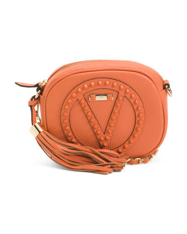 Made In Italy Leather Nina Rock Crossbody | TJ Maxx