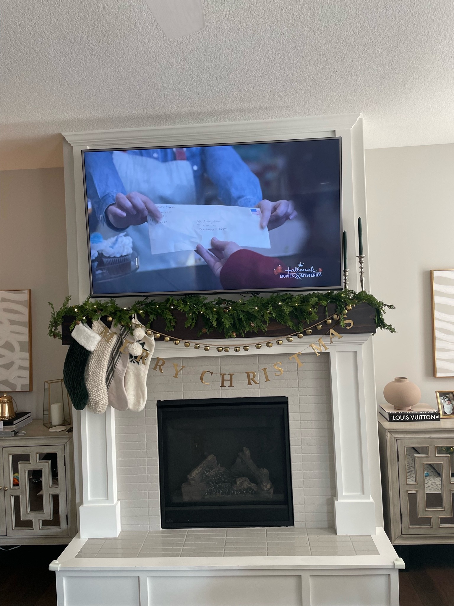 My Christmas mantle! 