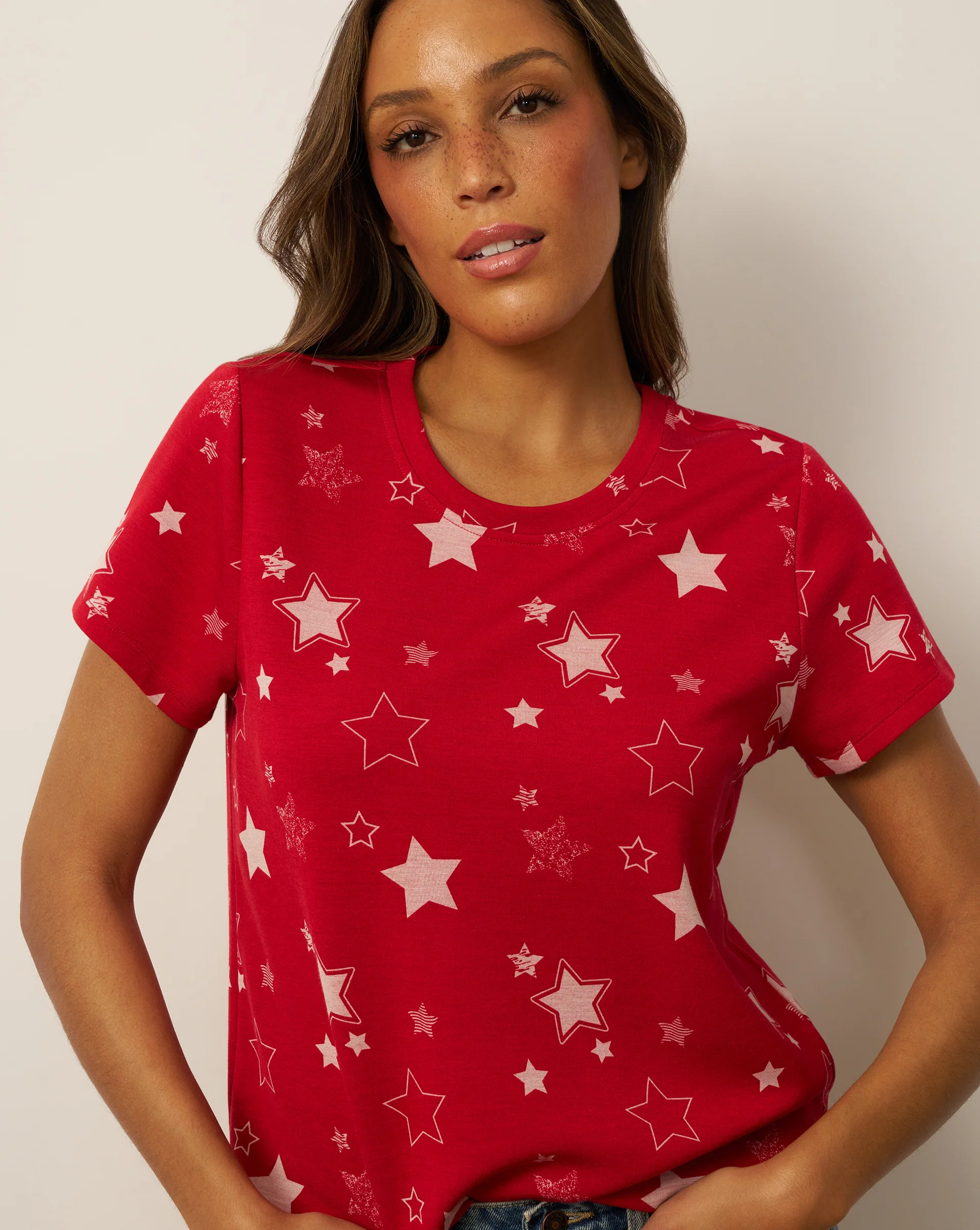 Essential Printed Star Tee | Cable & Gauge
