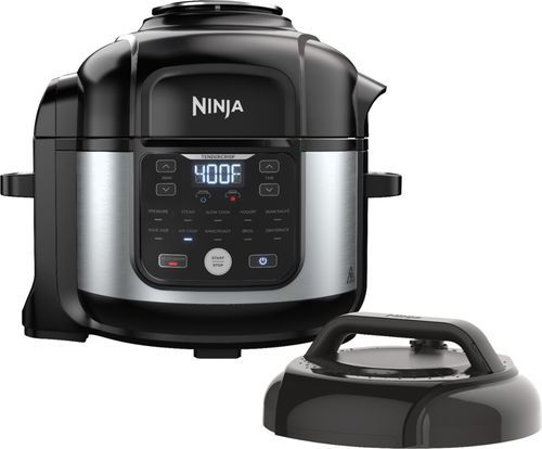 Ninja - Foodi® 11-in-1 6.5-qt Pro Pressure Cooker + Air Fryer with Stainless finish, FD302 - Stainle | Best Buy U.S.