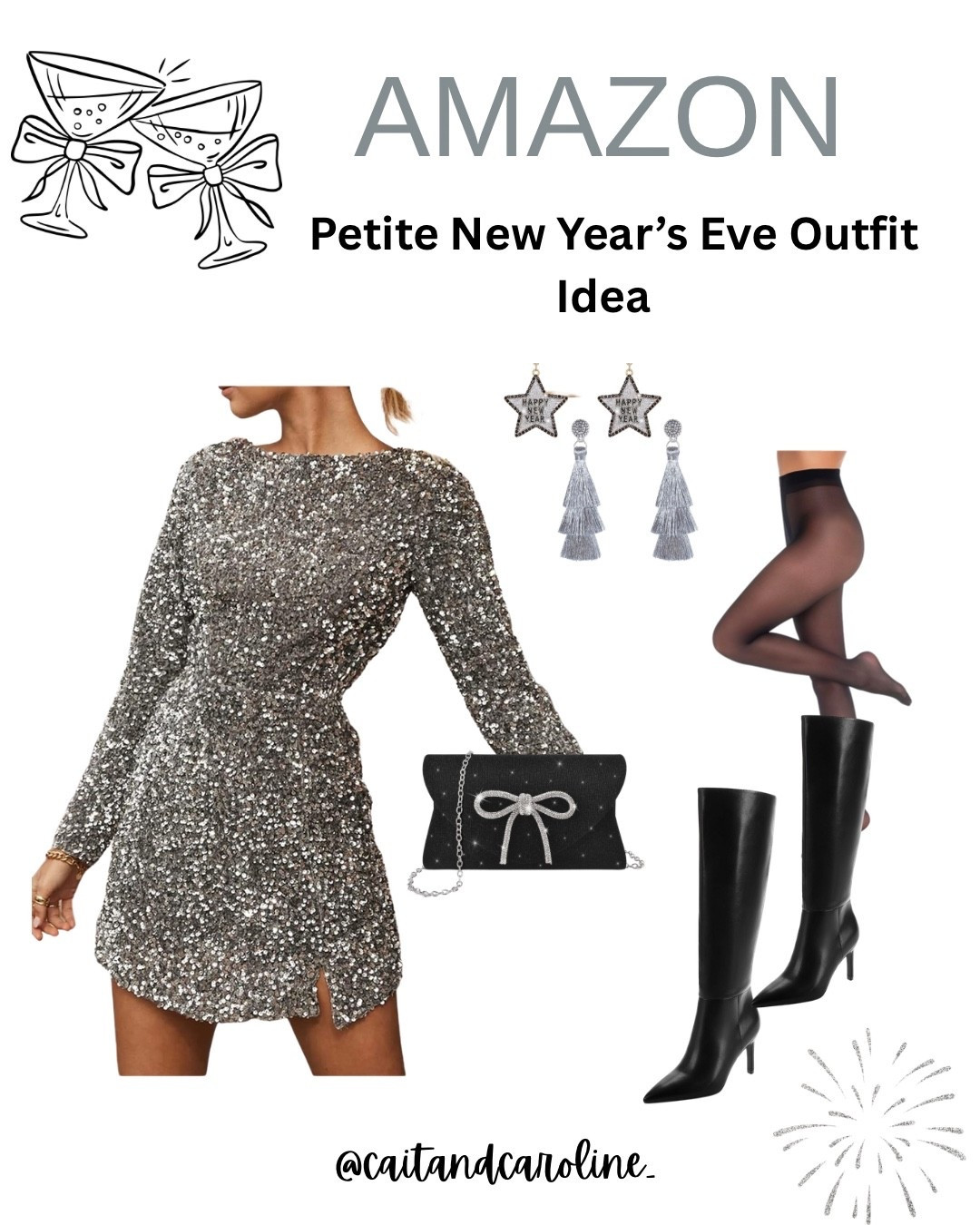 Still looking for a standout New Year’s Eve outfit?! Amazon has some amazing choices for a quick delivery at discount prices!! This look is especially good for the petite girl that doesn’t have time for alterations! 

#LTKPetite #LTKootd #LTKHoliday