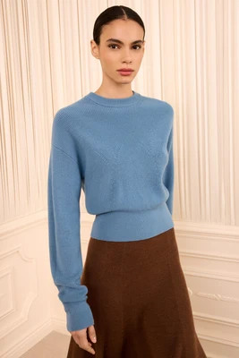 Alden Knit Pullover - Heron | Ulla Johnson
