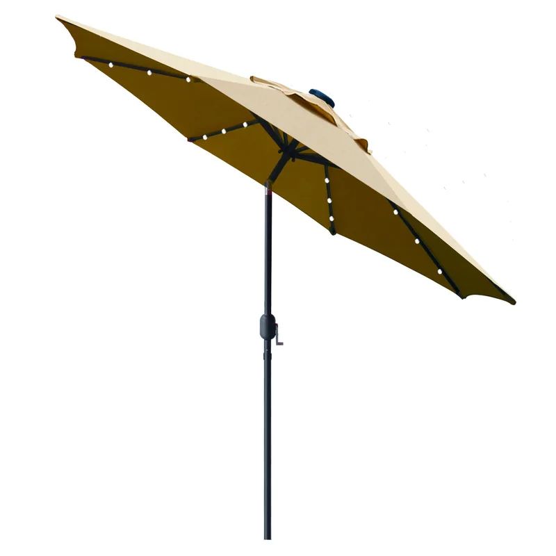 Balkar 108'' Lighted Tilt Market Umbrella | Wayfair North America