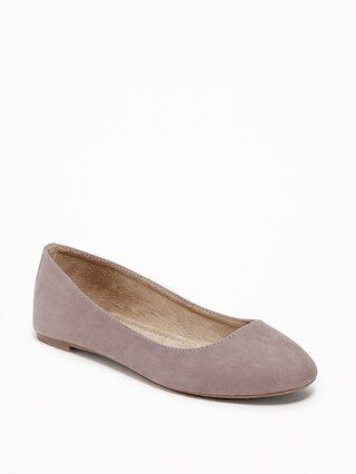 Old Navy Womens Sueded Ballet Flats For Women New Taupe Size 10 | Old Navy US