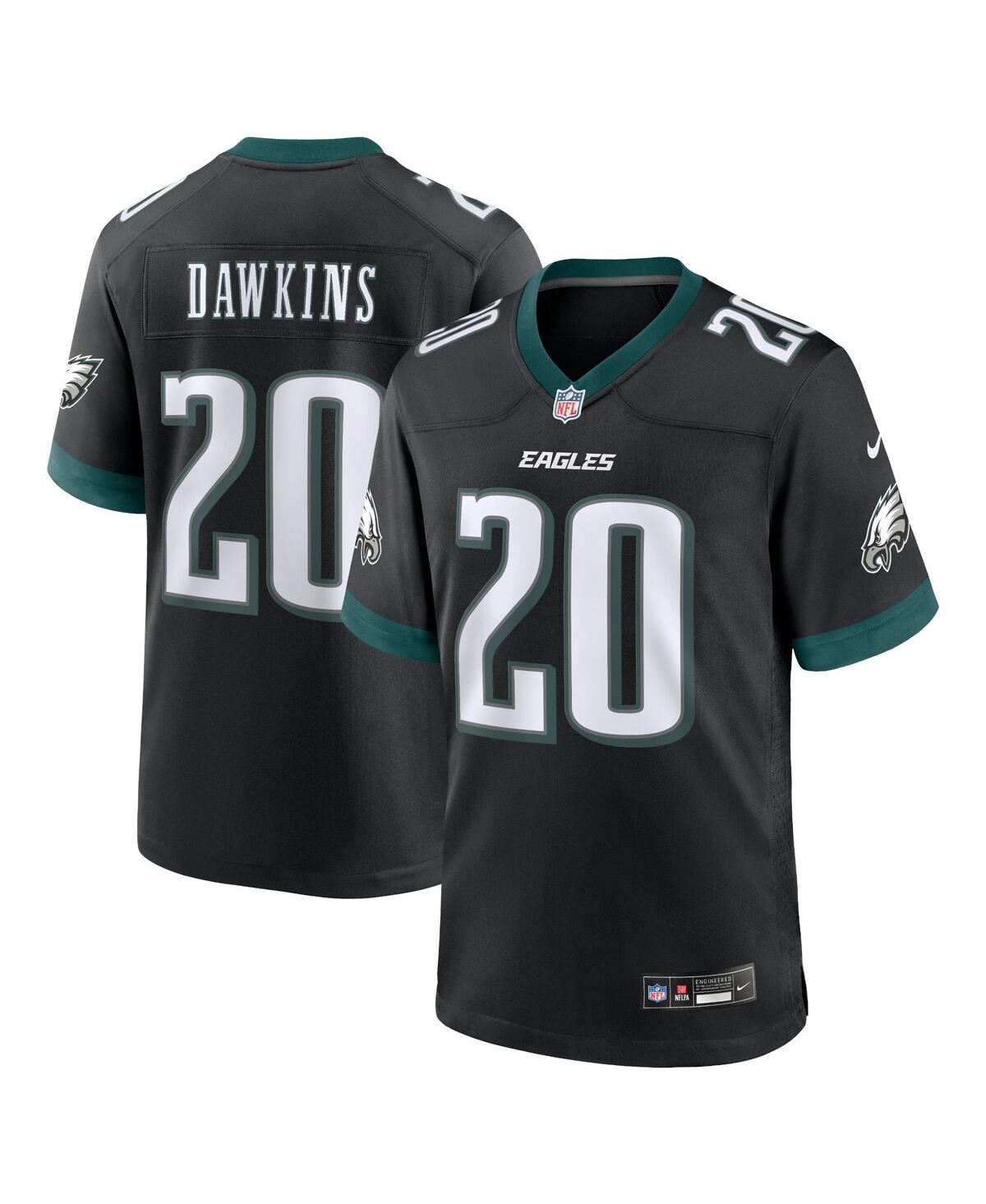 Nike Men's Brian Dawkins Philadelphia Eagles Alternate Game Jersey - Black | Macy's