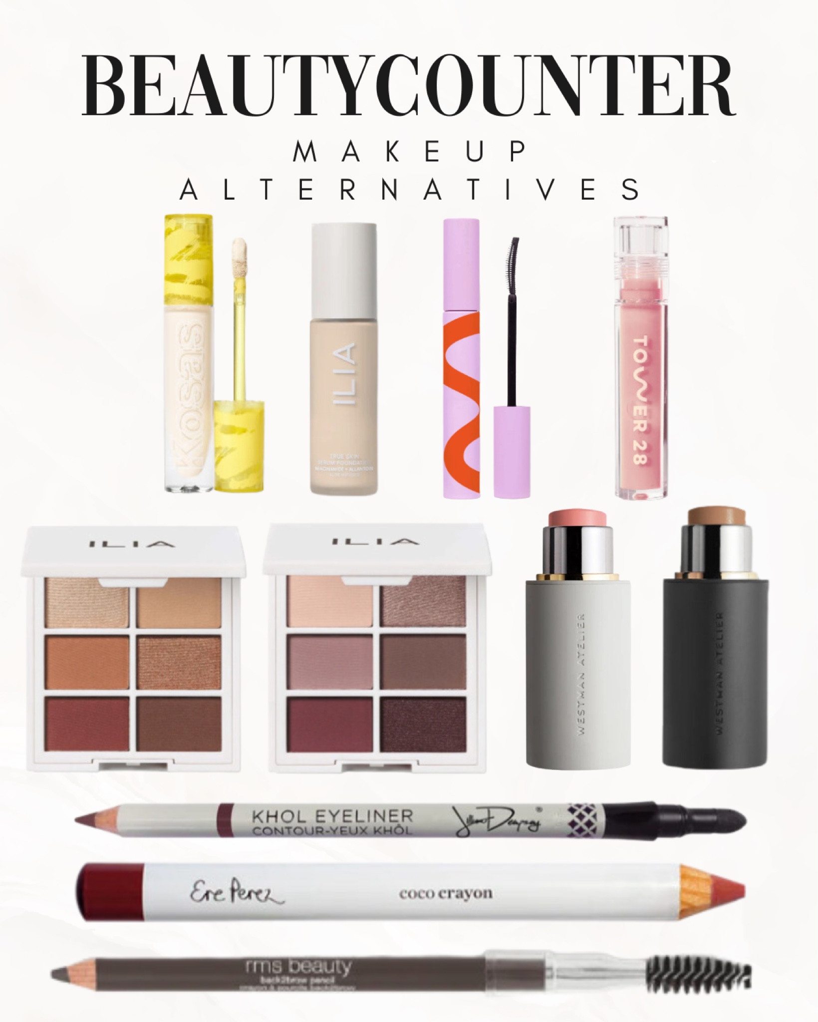 Beautycounter Makeup Alternatives


Makeup  beauty  summer beauty  summer makeup  summer  blush  bronzer  eyeshadow  contour  lip care  lip pencil  brow pencil  lip gloss  concealer  

#LTKStyleTip #LTKBeauty #LTKSeasonal
