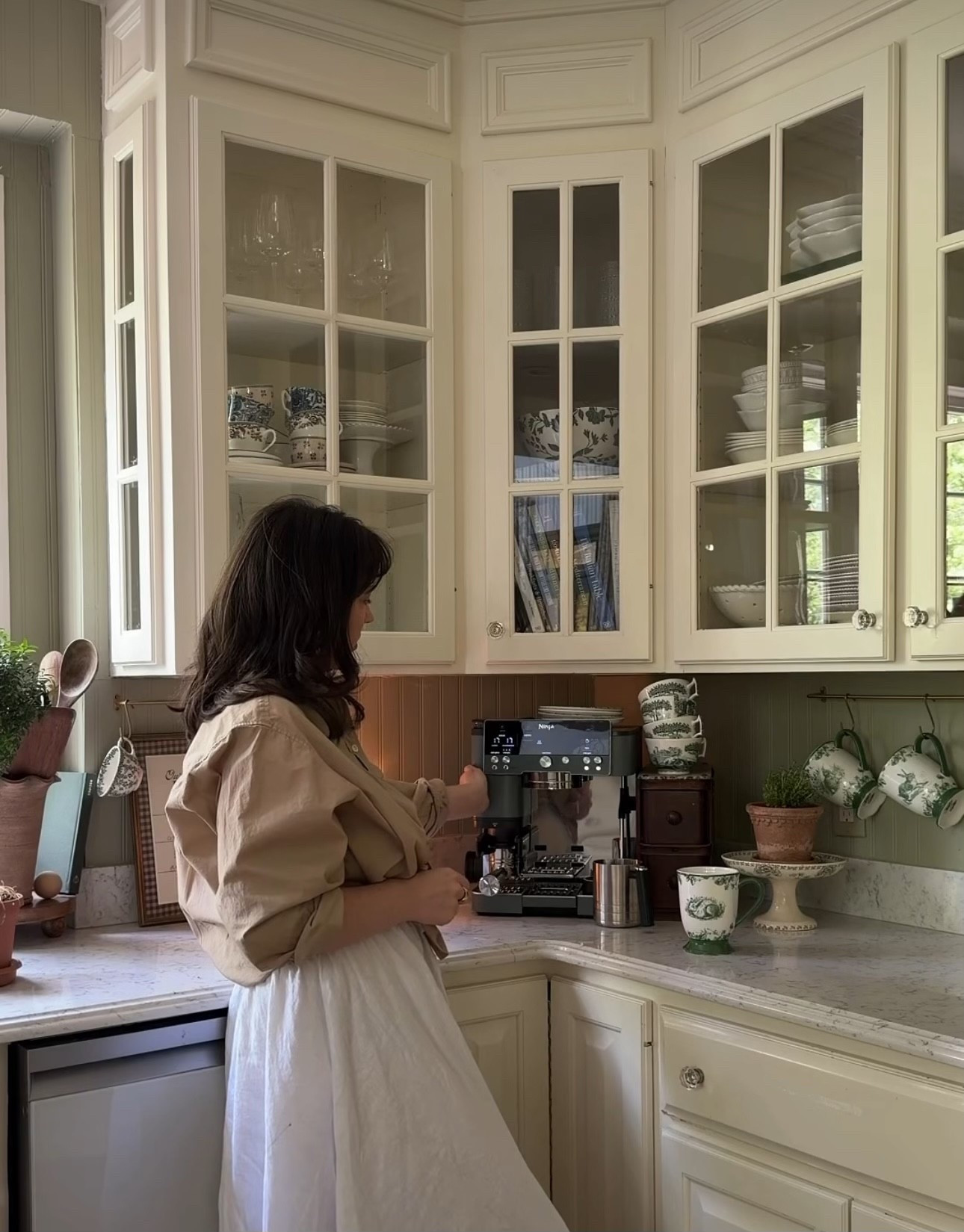 Coffee bar moments ☕️🤍
Linking the espresso machine, mugs, and timeless kitchen favorites that make this little corner one of my favorite spots in our home.

#LTKHome