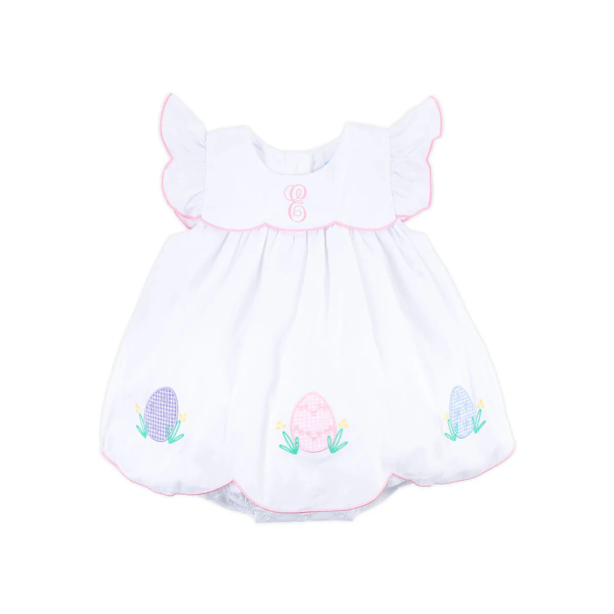 Precious Easter Eggs White Amelia Skirt Bubble | Classic Whimsy