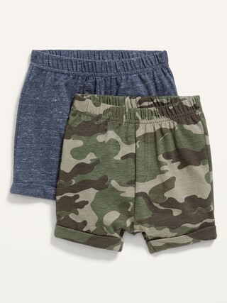 2-Pack U-Shaped Jersey Shorts for Baby | Old Navy (US)
