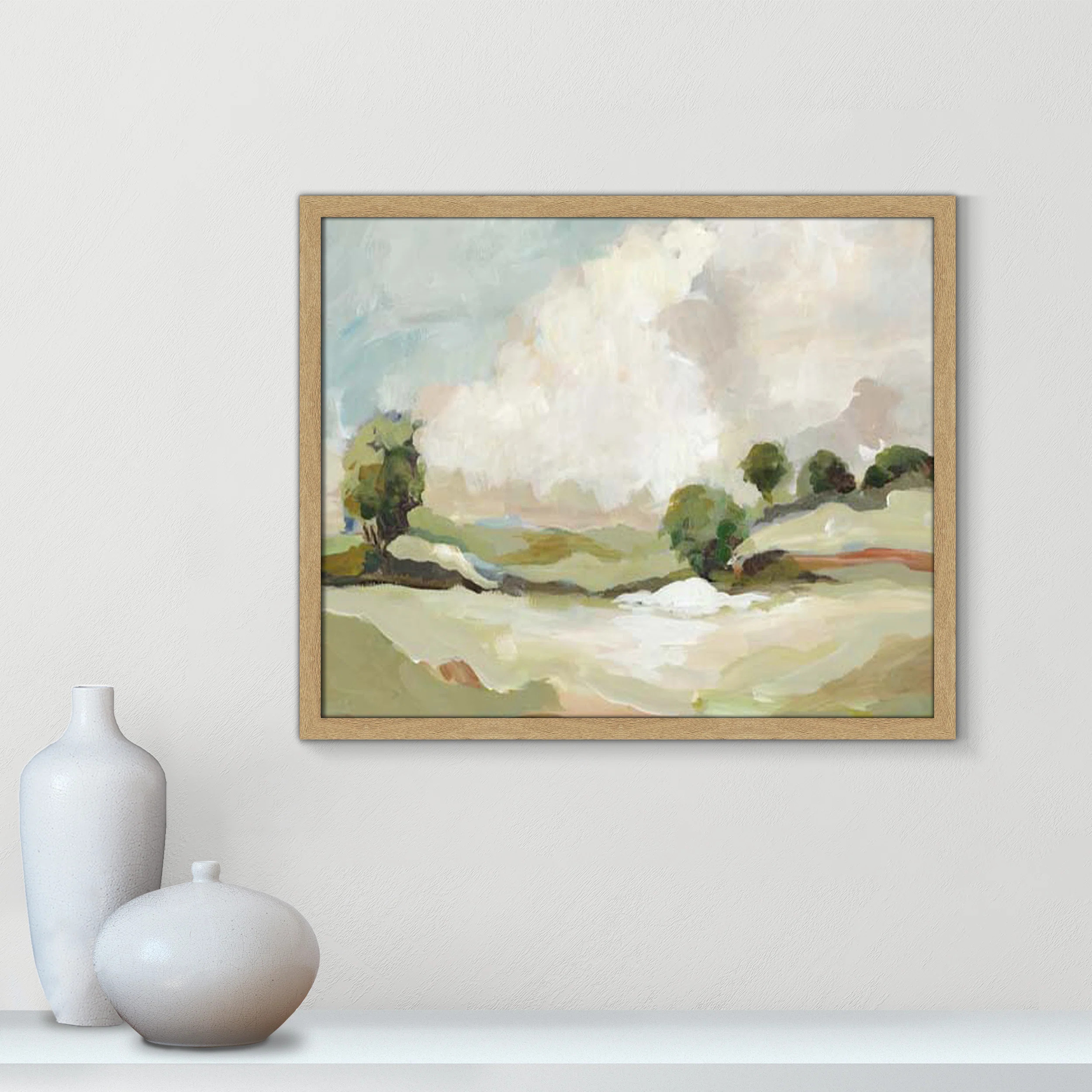 Pastoral Land By Allison Pearce - Framed Art Full Bleed | Wayfair North America