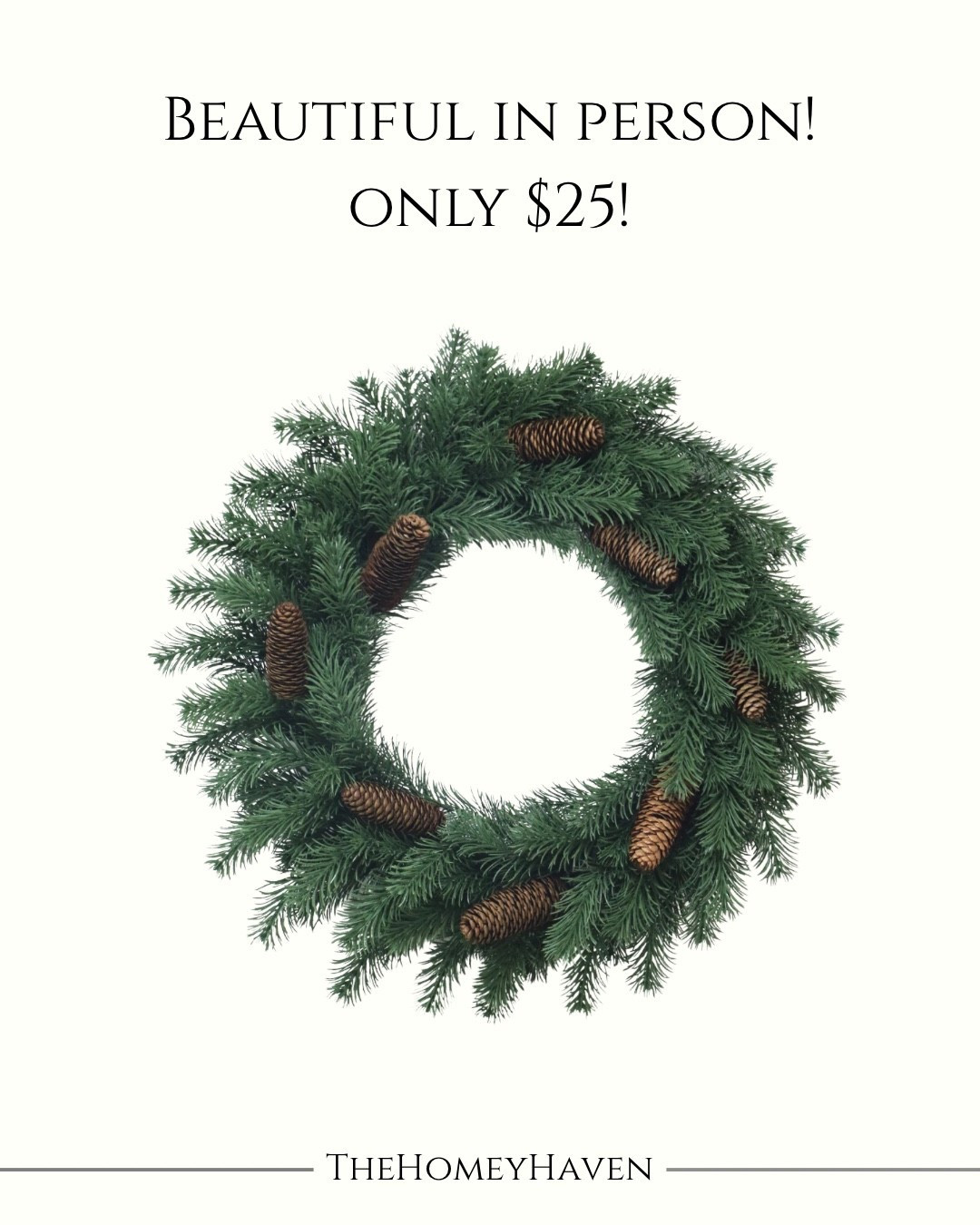 There’s a beautiful wreath from Walmart is only $25. It looks amazing in person and you can look at the customer pictures as well. Grab it before it’s gone. This price is insane!


Holiday wreath, Christmas wreath, Christmas decor, Christmas front porch, home decor, Walmart home 

#LTKFindsUnder100 #LTKSeasonal #LTKFindsUnder50
